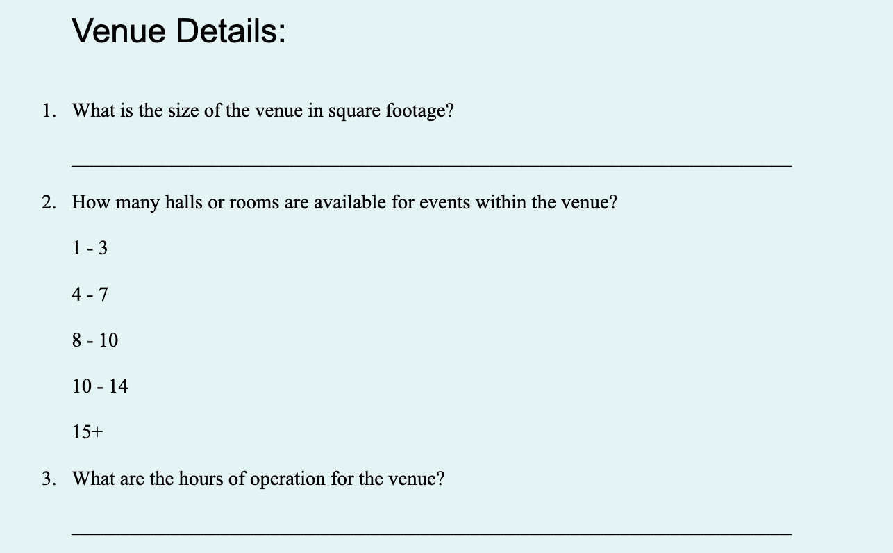 venue-details-event-security-questionnaire